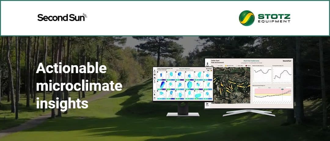 Stotz Equipment Partners with Second Sun to Bring Microclimate Insights and John Deere Integration to Golf Courses